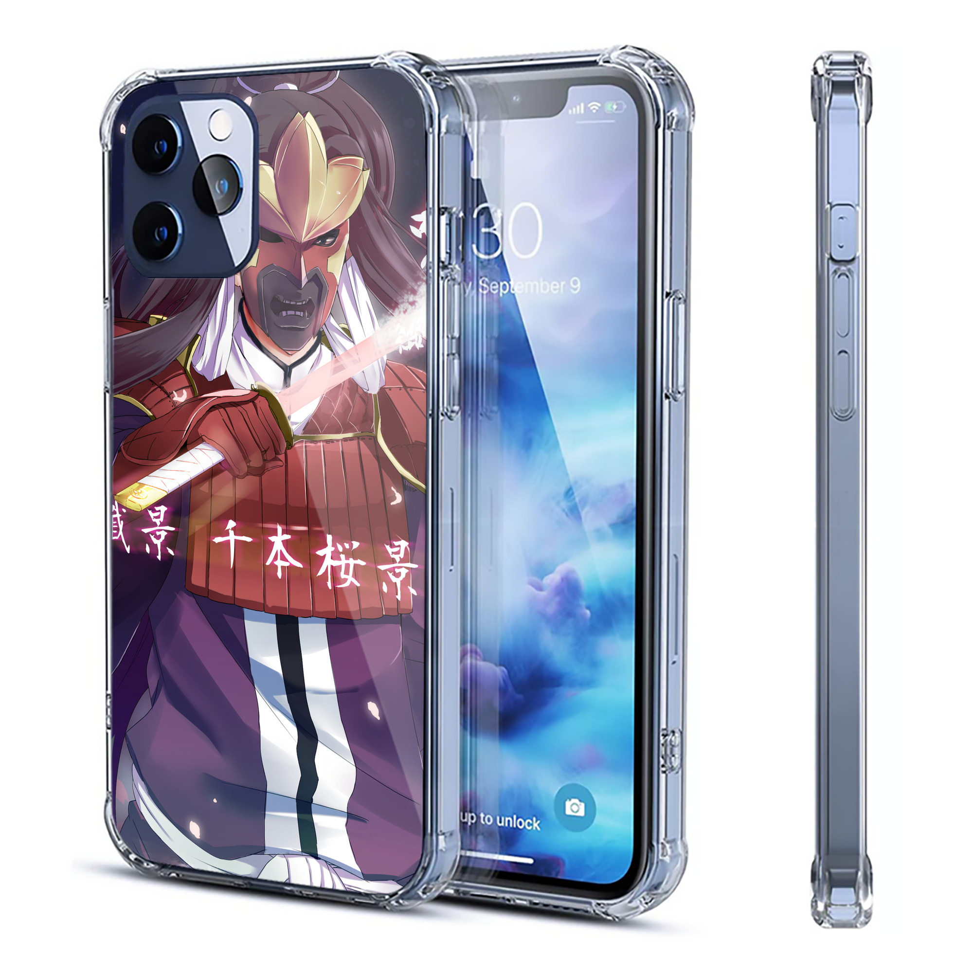 （画像用） ブリーチ BLEACH 【iPhone 12シリーズ対応】透明スマホケース（クリアソフトケース）